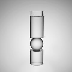 Fulcrum Candlestick Clear